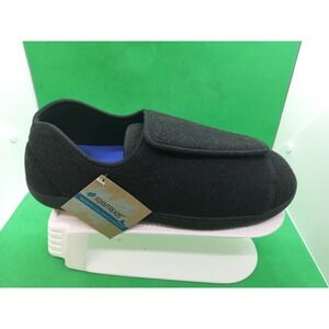 Foamtreads Mens Doctor 2 Adjustable Slippers Black Casual Comfort Shoes Siz 9 ED